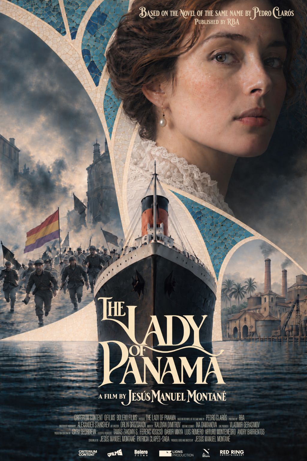 THE LADY OF PANAMA temporary poster